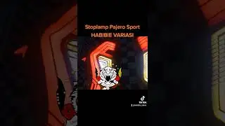 Stoplamp Pajero Sport 2016-2022.Custom Lampu Pajero Sport Dakar 2016-2022