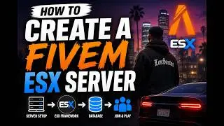 How to create a ESX Fivem server and install OX Inventory 2025