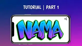 Cara membuat tulisan graffiti dengan mudah | Draw Graffiti Creator