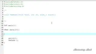 092  92   memset Function in C Programming Language Video Tutorial
