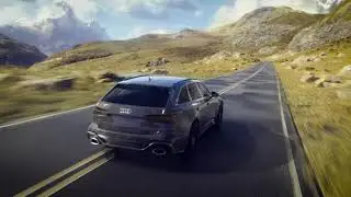 Audi RS6 | CGI Car Animation | Procedural Landscape