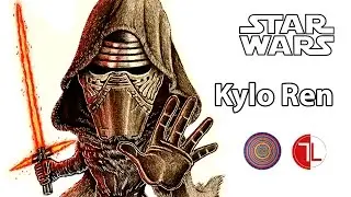 Star Wars: The Force Awakens - Kylo Ren Caricature - Speed Drawing