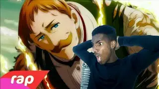 [REACT] Rap do Escanor (Nanatsu no Taizai) - ORGULHOSO COMO UM LEÃO | NERD HITS ( 7 Minutoz )