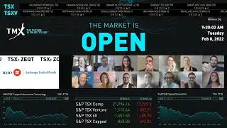 BMO ETFs Virtually Opens the Market Tuesday, February 8, 2022