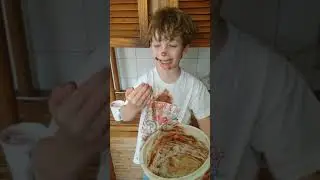Nicky baking and talking about milk
