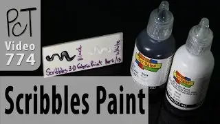 Testing Scribbles 3D Fabric Paint on Polymer Clay