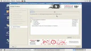 Oracle database software installation