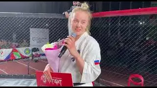 WFKO. ПОБЕДА ЕЛЕНЫ ЗАЙКОВСКОЙ В ПРОФЕССИОНАЛЬНОМ ДЕБЮТЕ.