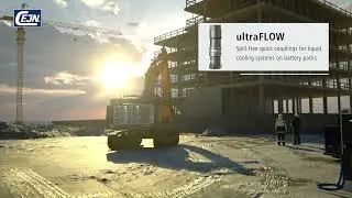 ultraFLOW Enchufe Rápido para Refrigeración Líquida de Baterías de Maquinaria de Construcción | CEJN