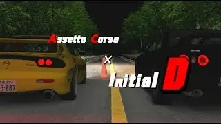 [Assetto Corsa × Initial D]R32 vs FD3S @Myogi (Eng sub/中字)