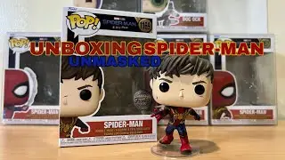 UNBOXING FUNKO POP! SPIDER-MAN UNMASKED FSE | Spider-Man No Way Home Funko Pop! | shwdrdge
