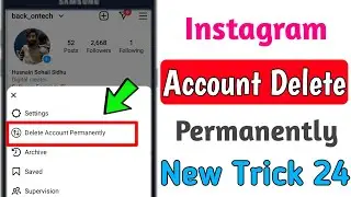 Instagram Account Delete Kaise Kare Permanently | How To Delete Instagram Account Permanently 2024