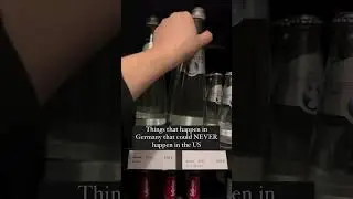Things that happen in Germany that could NEVER happen in the US