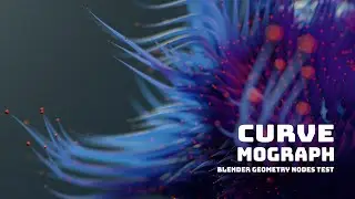 Blender - Mograph test with geometry nodes