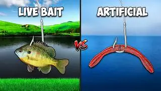 Livebait vs Artificial Fishing Challenge