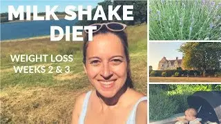 Milk Shake Diet - Weight Loss Vlog  (Weeks 2 & 3)