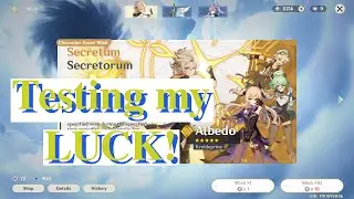 Trying my luck for Albedo's banner pulls [Genshin Impact]
