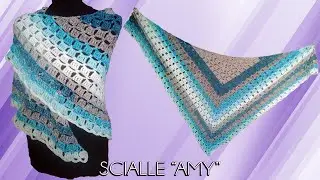 DIY crochet tutorial shawls Amy Very Easy and Very Fast!