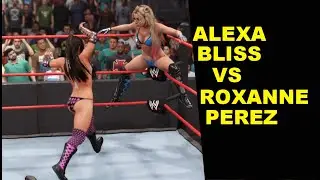 WWE 2K23 Alexa Bliss vs Roxanne Perez - Extreme Bikini Match