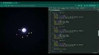 Moon Orbit Preloader Animation | Space Loader Effect using HTML CSS JavaScript
