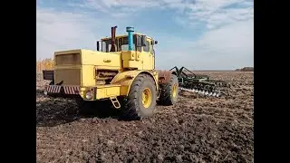 Трактор К-701. Разработка залежной земли. Сезон 2021.  Часть 1