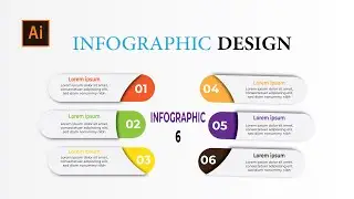 Infographic Design Tutorial  Faraz GFX Design #illustratortutorial #infographie