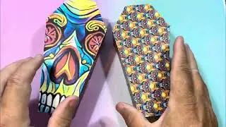 Coffin ￼Box Template Project 01 Using Designs from the Skull Collection from Alan and Barry