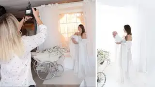 Sweet Newborn Photoshoot Behind the Scenes with Svitlana Vronska