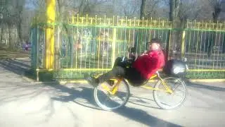 Liegerad Schwalbe. FWD MBB Recumbent.season opening. 21.03.2019