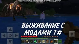 ВЫЖИВАНИЕ С МОДАМИ 1# ВСТРЕТИЛ ОБРОТНЯ И ОРКА ?!
