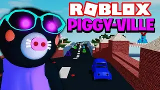 BUILDING The ULTIMATE RACE Track! (PIGGY-VILLE Episode 2 - Roblox Piggy Build Mode)