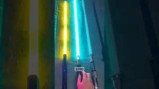 My lightsabers but they get progressively more expensive!