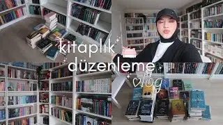 kitaplık temizleme ve düzenleme 🧼📚✨ | bookmas day 8