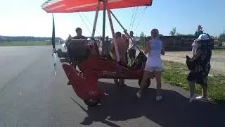 Взлёт самолёта на Косичах.24 августа ЛетоFEST