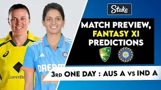 3rd One Day: India A vs Australia A Women | Fantasy XI Prediction | Live Streaming | Match Highlight