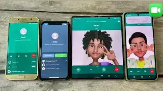 Incoming WhatsApp Call IPhone & Samsung Galaxy Models ( Galaxy Z flip3 5G & Galaxy Z fold 3 & A7 )