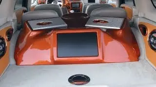 Custom car audio video install Chevy Trailblazer (Audio / Video Install Build Pictures)