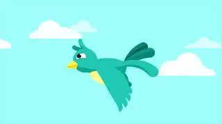 bird animation video// free non copyright video// free video footage