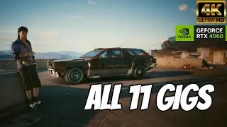 Cyberpunk 2077 - Muamar Reyes FULL Gigs [4K60FPS PC]