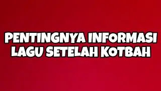 PERSIAPAN LAGU PENUTUP KOTBAH / LAGU PERJAMUAN KUDUS