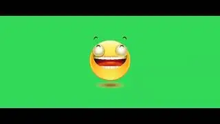 laughing😂 emoji green screen no copyright