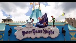 [4K]  Walt Disney World Peter Pan's Flight Full Ride Video Magic Kingdom Walt Disney World Rides