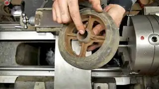 Токарная обработка резины.