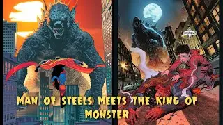 Godzilla one shot superman  #godzilla #kong #superman #marvel #dc #ironman