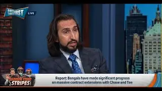 FIRST THINGS FIRST | Nick Wright Admits He Was WRONG, Cincinnati Bengals Will SIGN Chase And Higgins