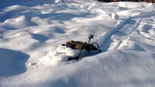Снег,БРЭМ застрял,самоспасание.