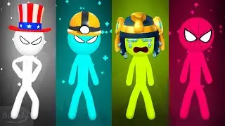 😎 Stickman Random MINIGAMES Tournament - Stickman Party Gameplay