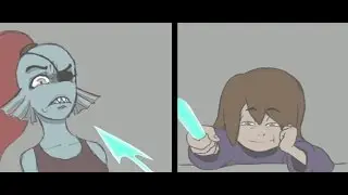 UNDERTALE: андайн меня нашла