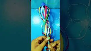 Use Paper strips to make a deformable toy for your child,Diy handmade paper use for kids,Diy🌈Rainbow