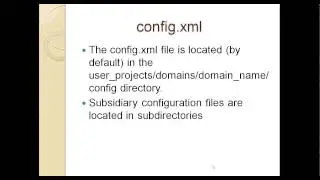Weblogic Domain Directory Structure